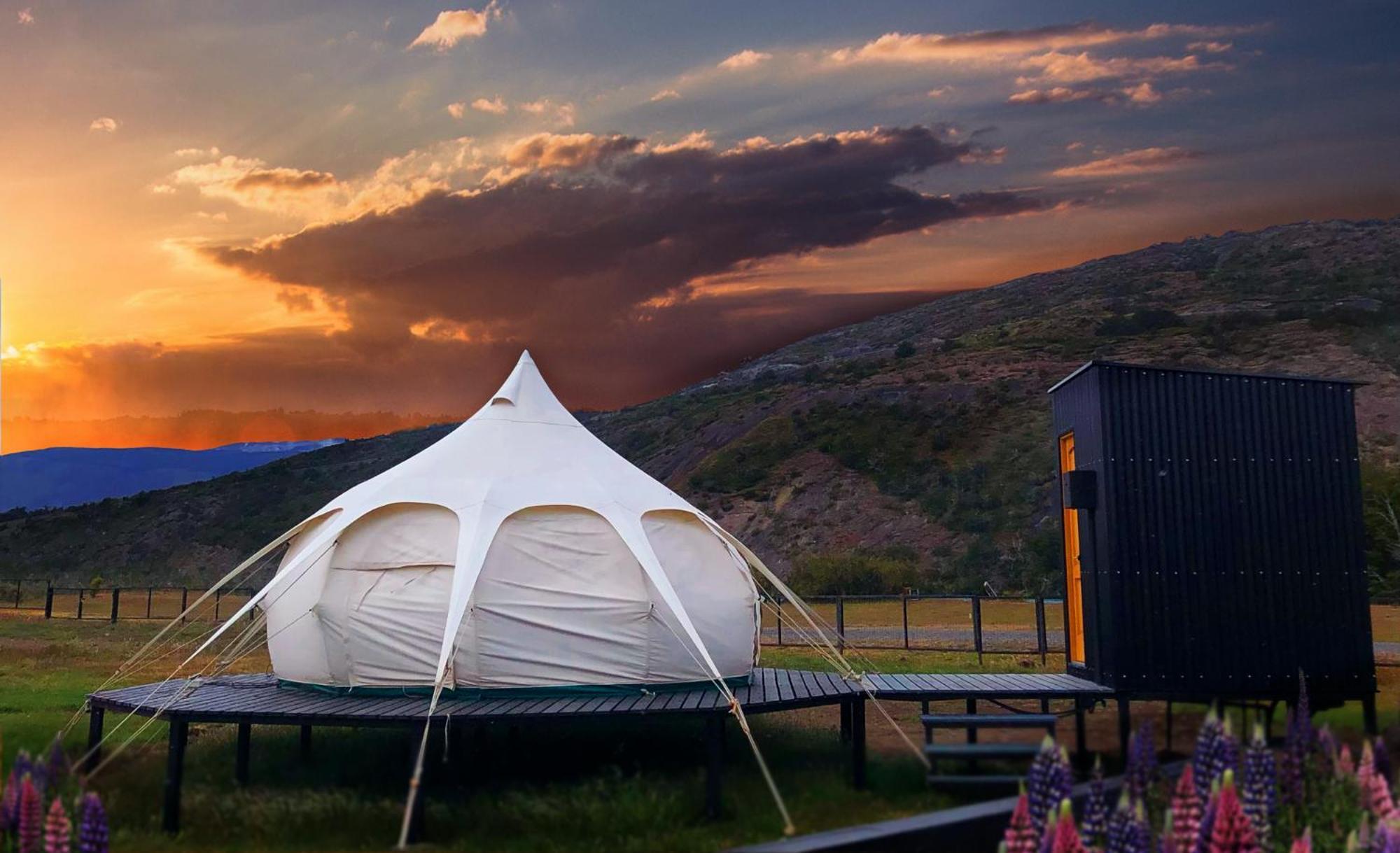 Chilenativo Riverside Camp Torres del Paine National Park ภายนอก รูปภาพ