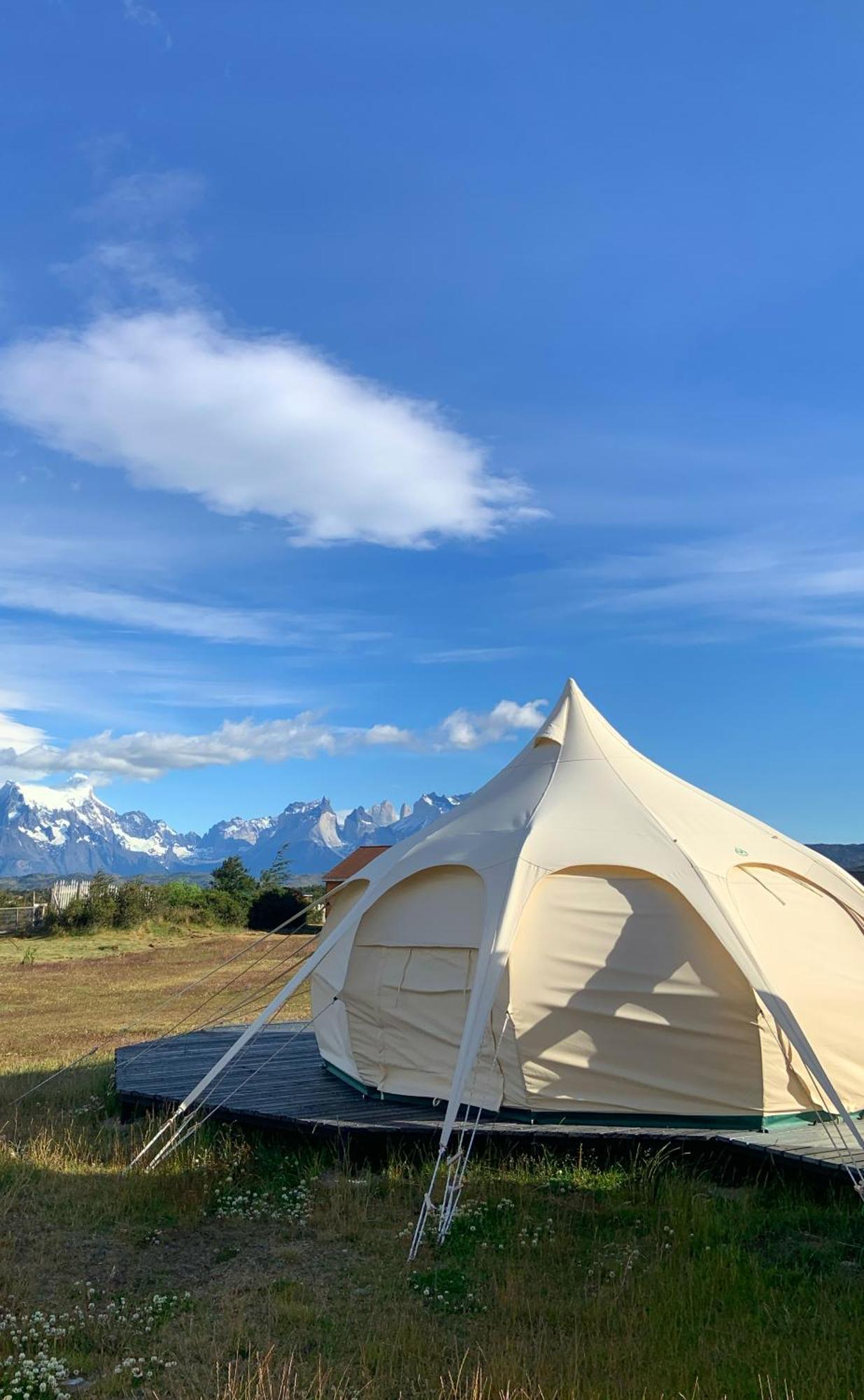 Chilenativo Riverside Camp Torres del Paine National Park ภายนอก รูปภาพ